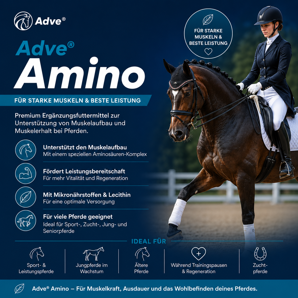 Adve Amino - Muskelaufbau & Leistungsbereitschaft