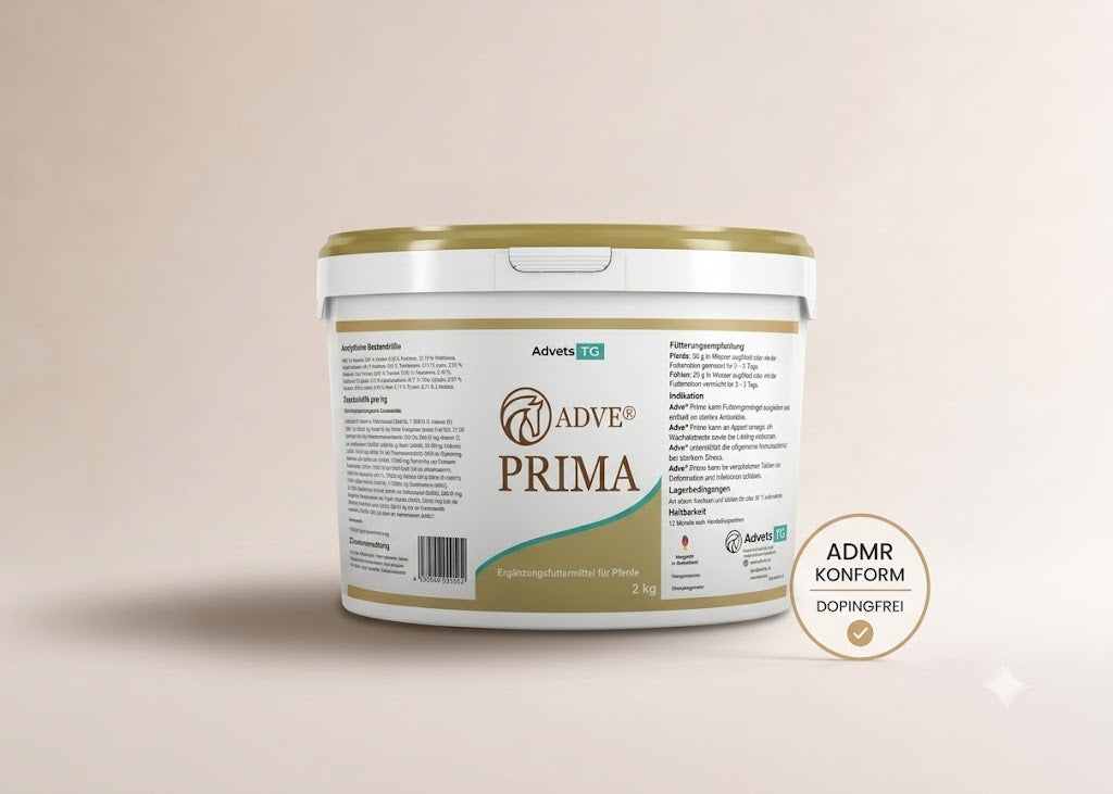 Adve® Prima für Pferde | Vitalität, Leistungsbereitschaft & Stoffwechsel